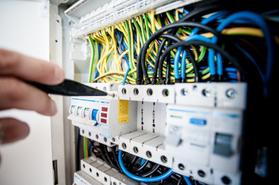 A Programmable Logic Controller being tested by Powered Engineering Team